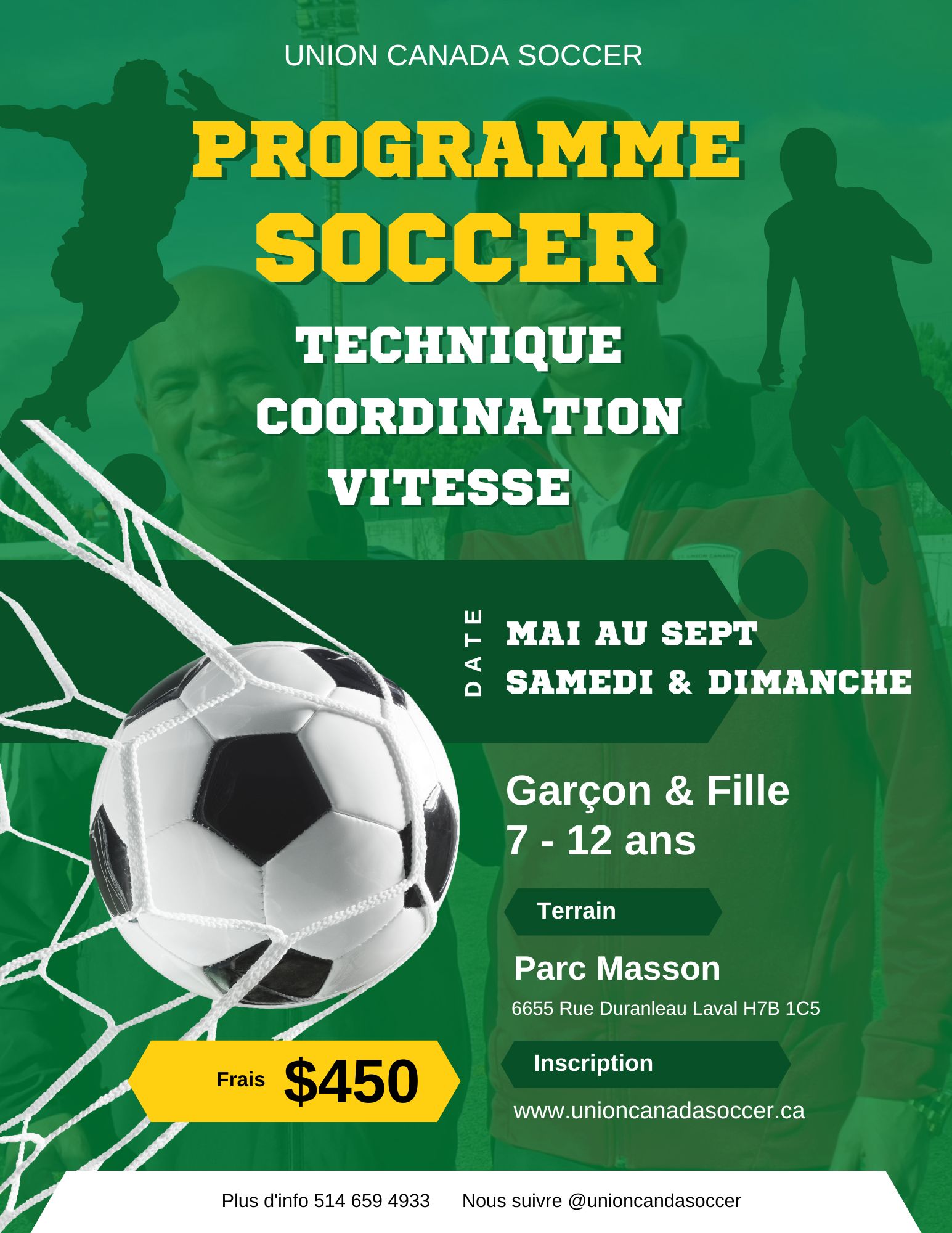 Programme Soccer 2025 Laval